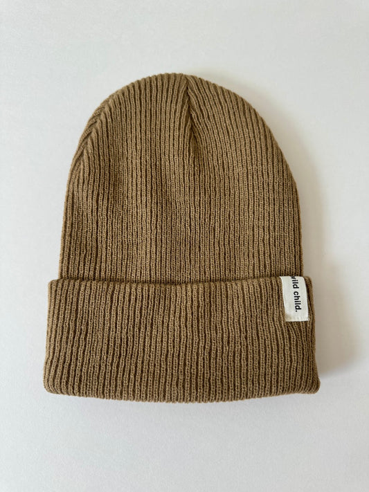 Wild Child Beanie Light Brown